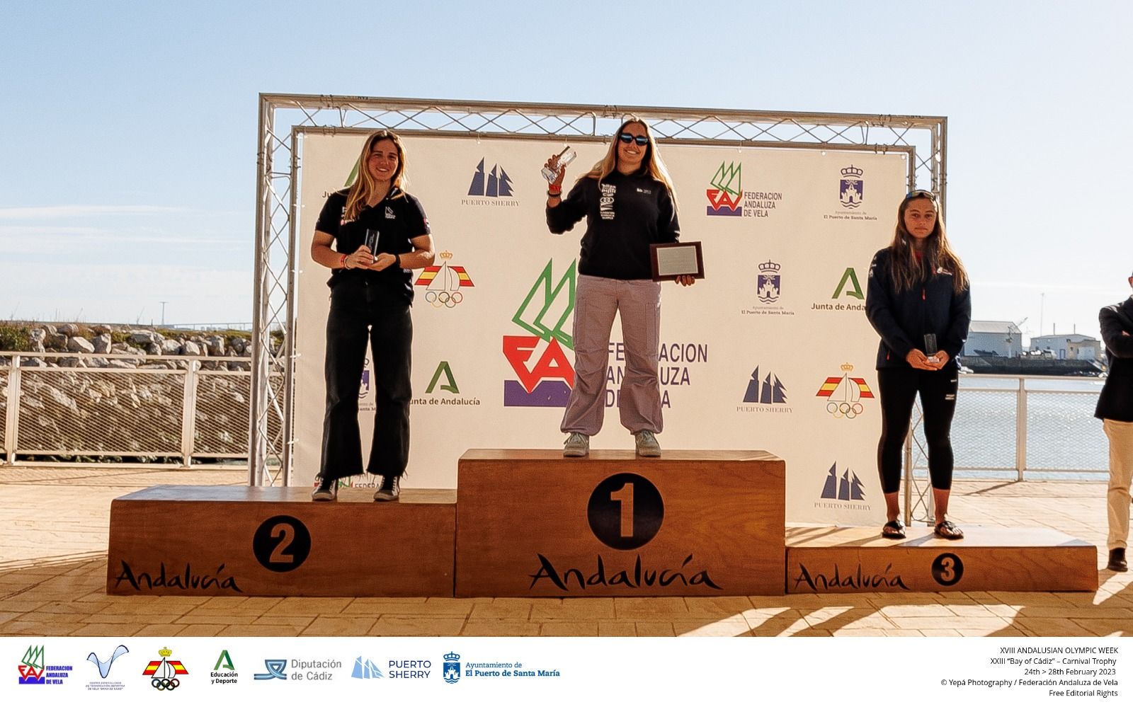  La Semana Olímpica Andaluza corona a 9 nuevos campeones de España en la bahía de Cádiz.