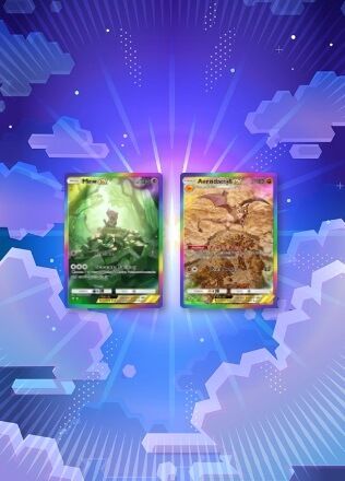  Con Mew y Aerodactyl bastan, pero en su rareza extrema.