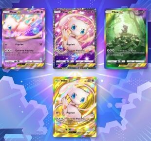  El museo particular de las cuatro versiones de Mew EX.