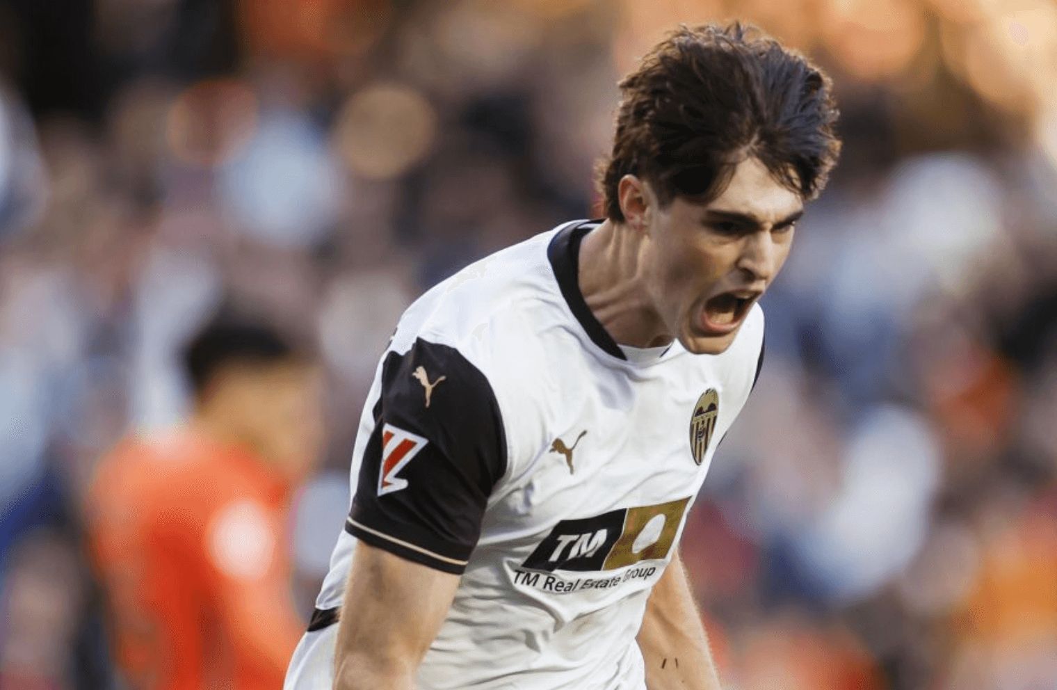 Javi Guerra marca el 2-1 ante el el Celta.