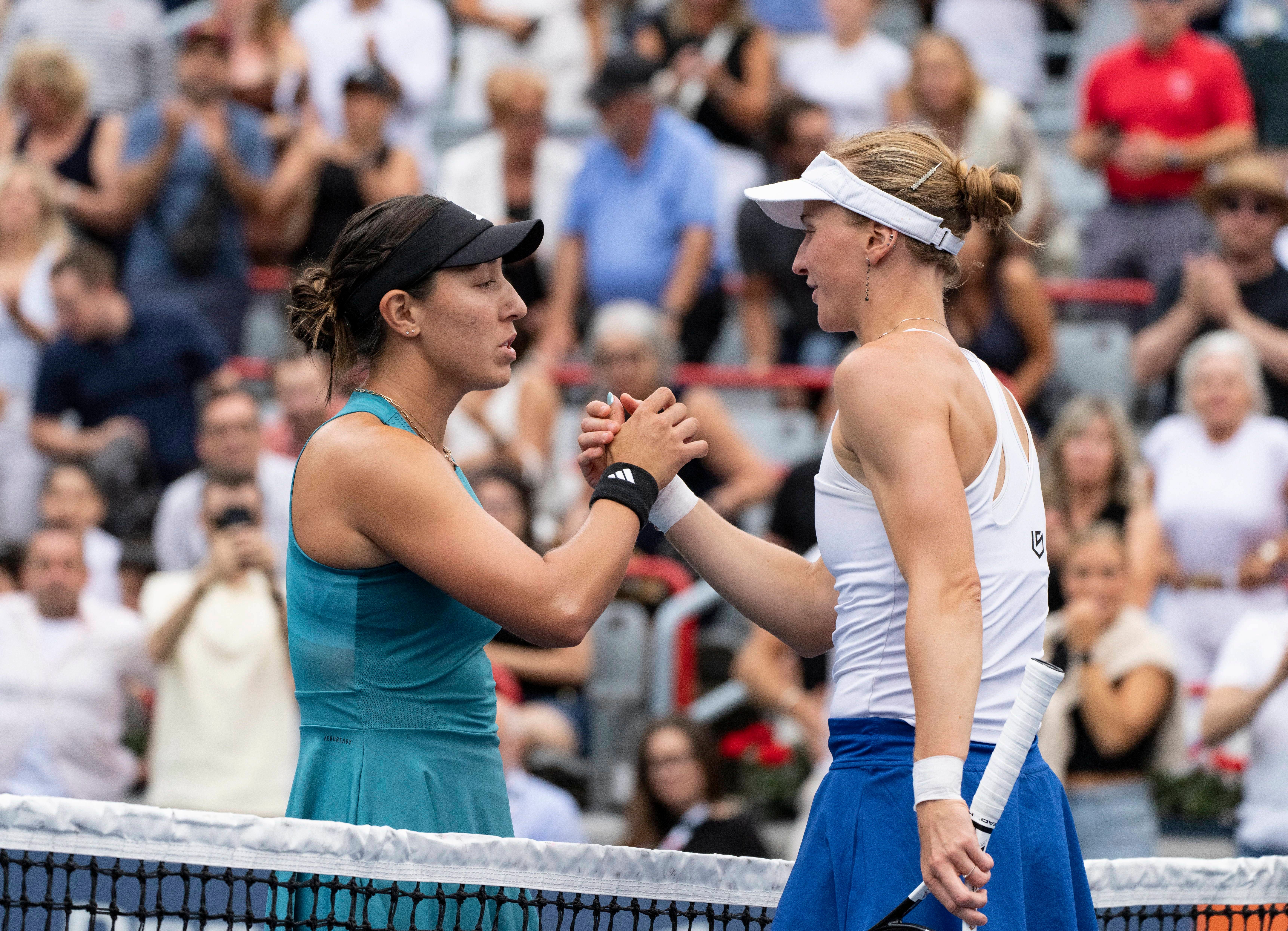  Jessi Pegula y Liudmila Samsonova en la final de Montreal (foto: cordon press)