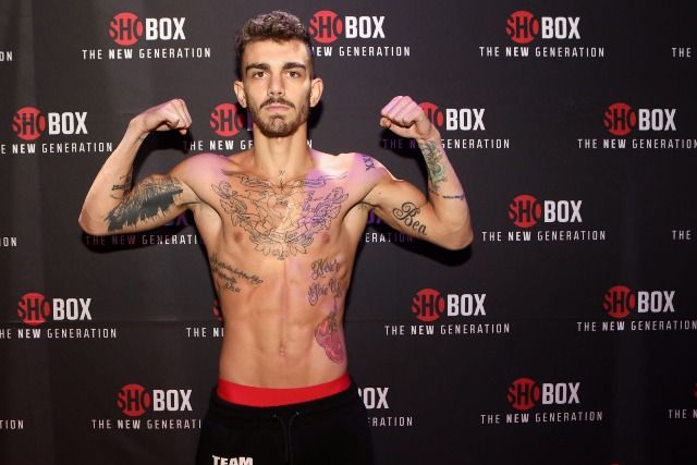 Jon Fernández antes de enfrentarse a Magnesi en Roma.