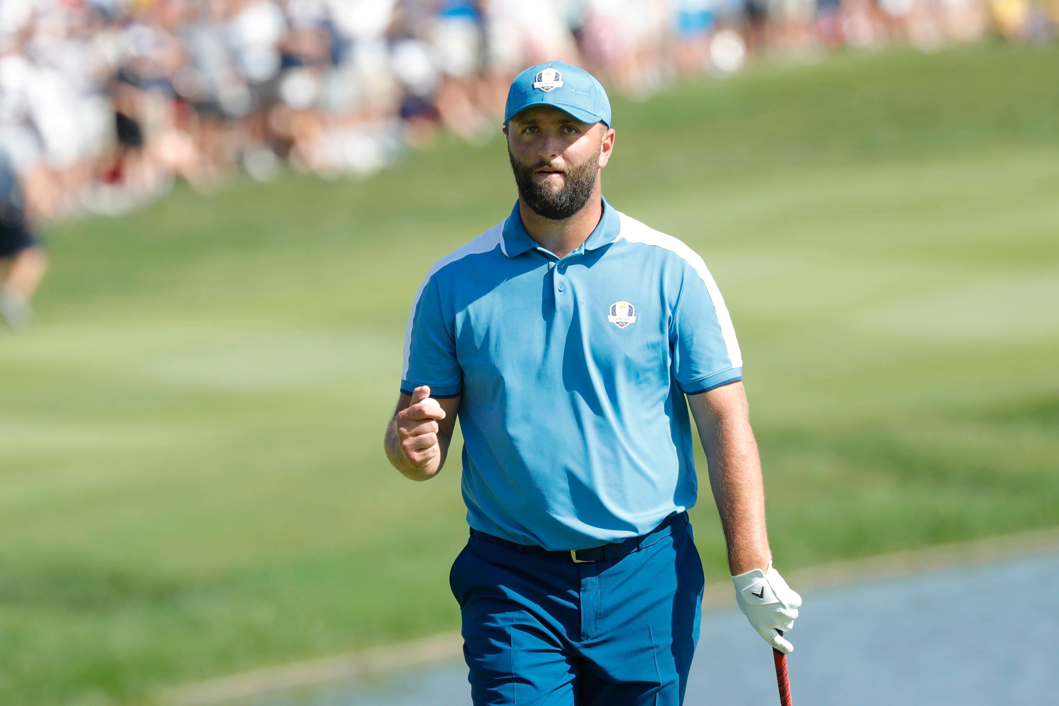 Jon Rahm, en la Ryder Cup en Roma.
