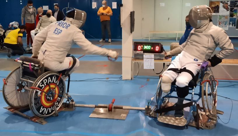 Judith Rodríguez, durante el Campeonato de España mixto.