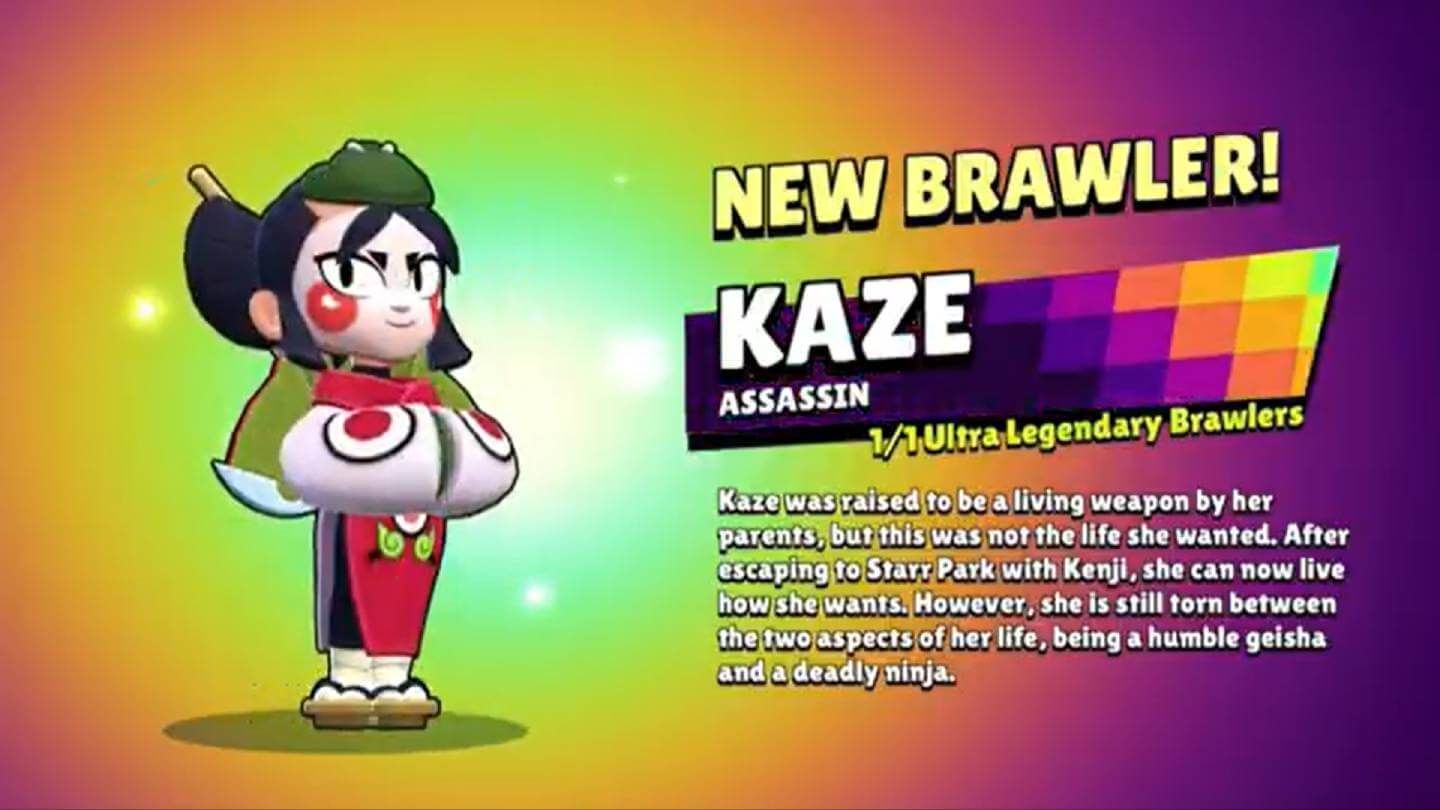  Kaze, la nueva brawler ultralegendaria de Brawl Stars