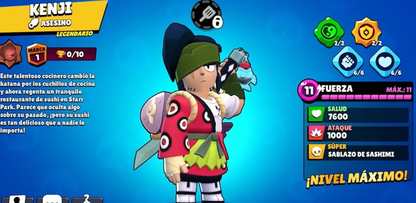 Kenji aterriza como el nuevo brawler legendario de Brawl Stars.