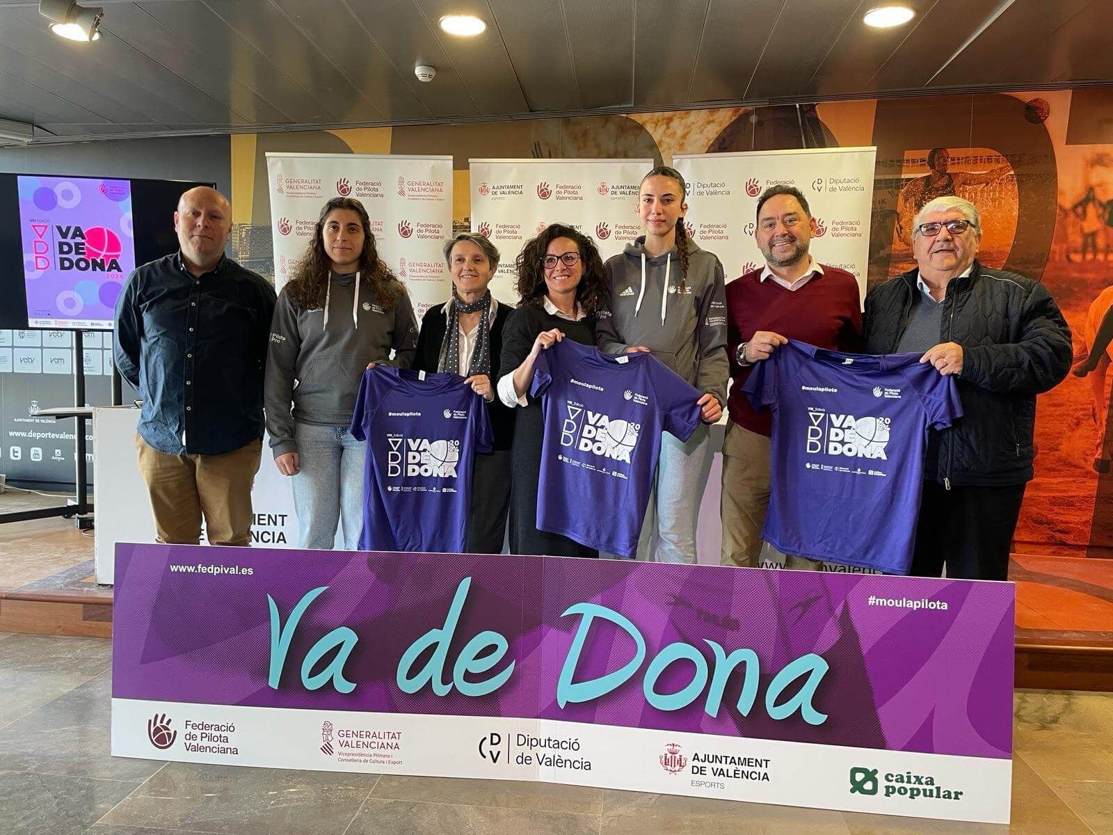 La VIII edición de Va de Dona da visibilidad a la mujer en el mundo de la Pilota Valenciana