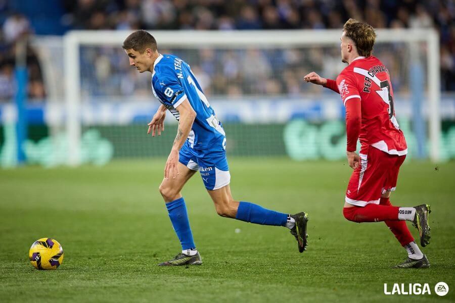 Lance del Alavés-Rayo en Mendizorroza.