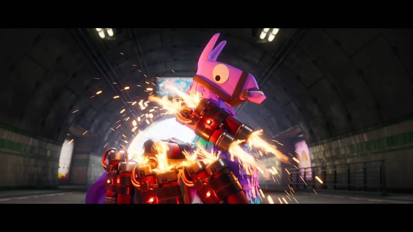 La llama de Fortnite