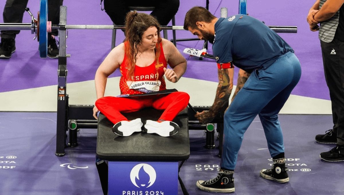  Loida Zabala, durante los Juegos Paralímpicos de París.
