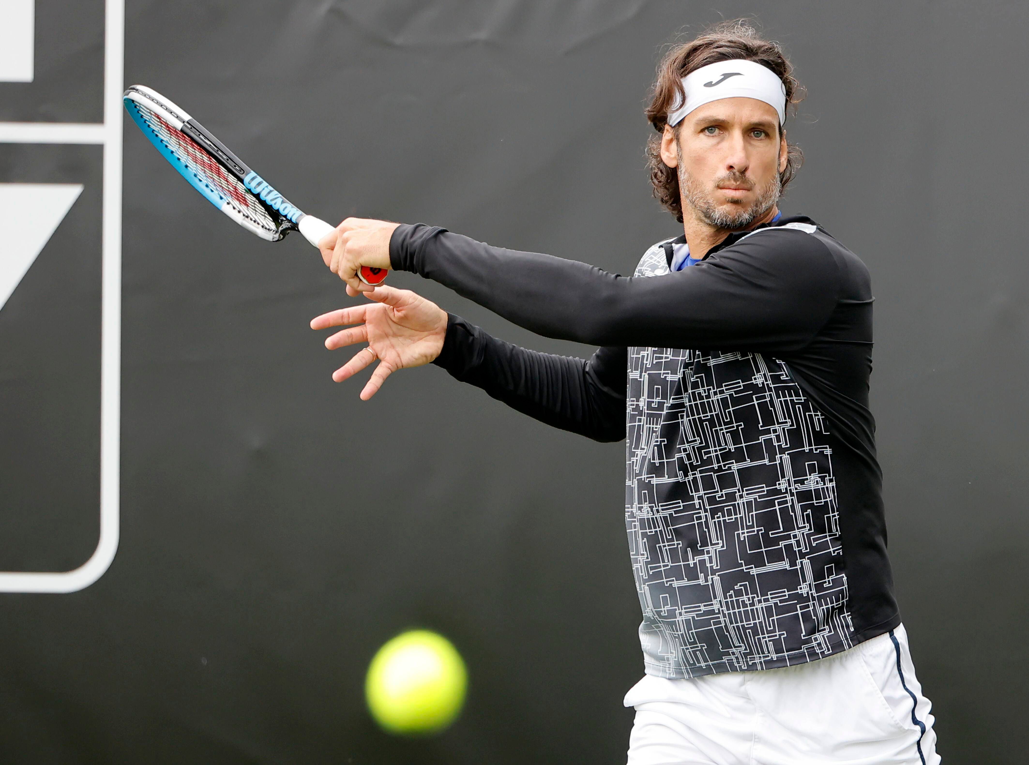  Feliciano López en el Open de Weissenhof Boss, en Stuttgart.