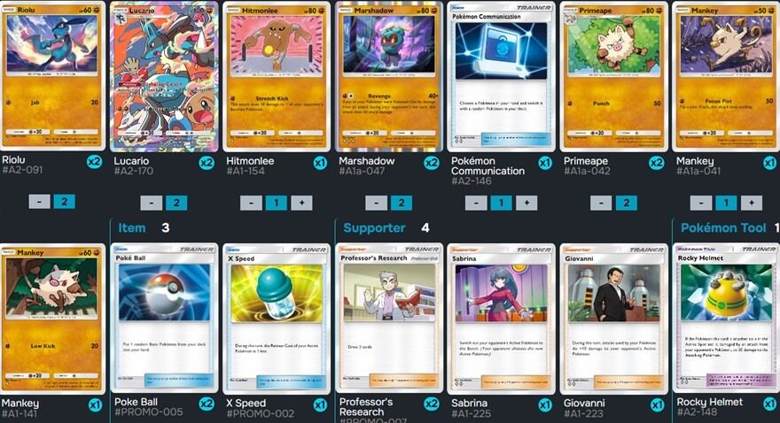  Una de las versiones de Primeape para golpear en pocos turnos.