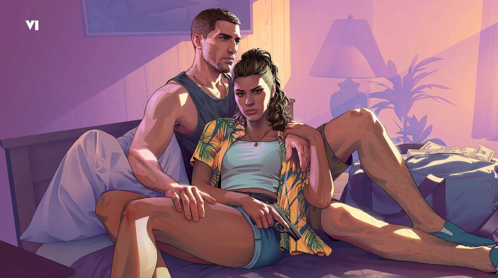 Lucía Caminos y Jason Duval en GTA VI