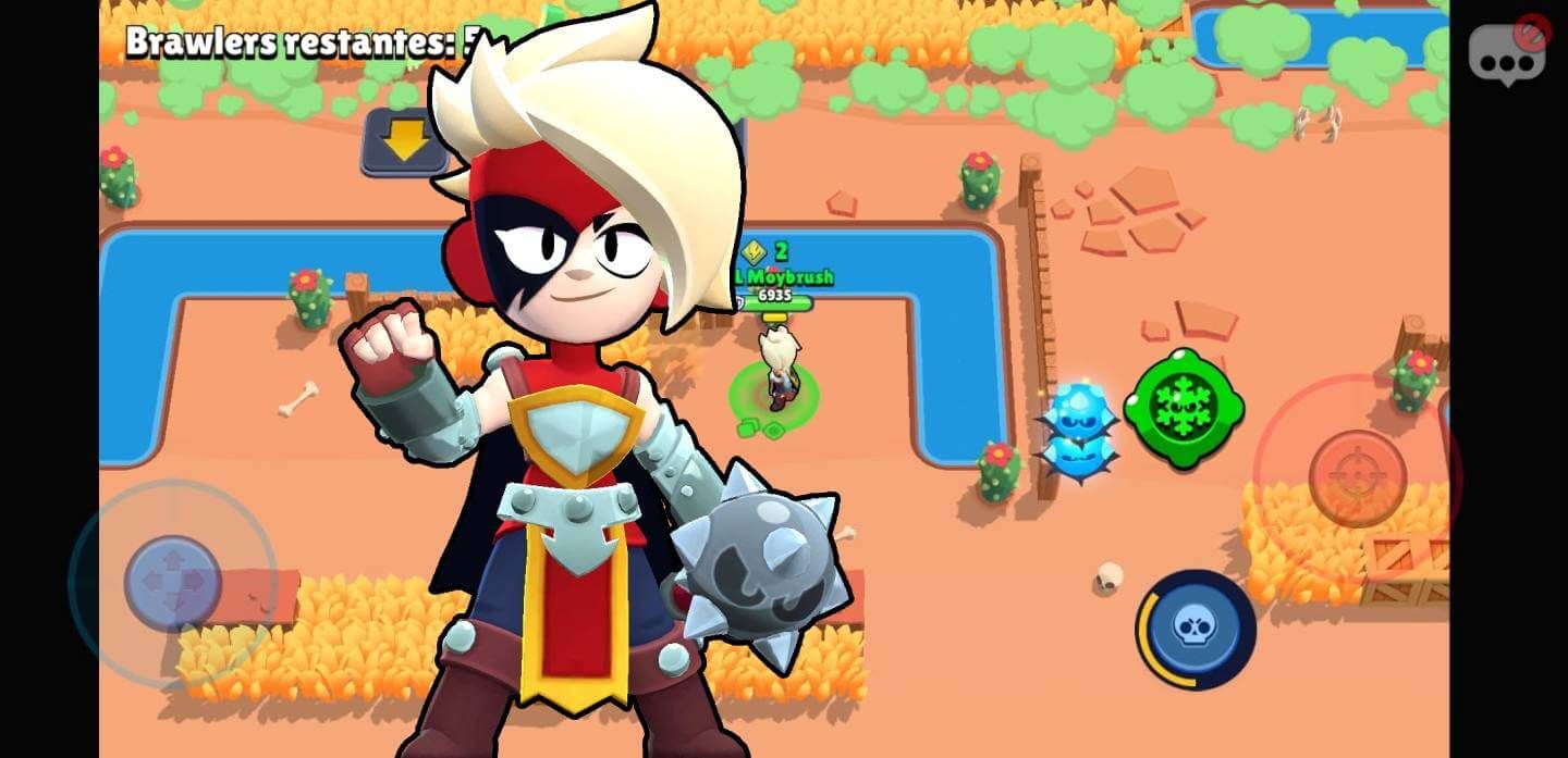 El bug de las mazas de Lumi, atravesando muros en Brawl Stars
