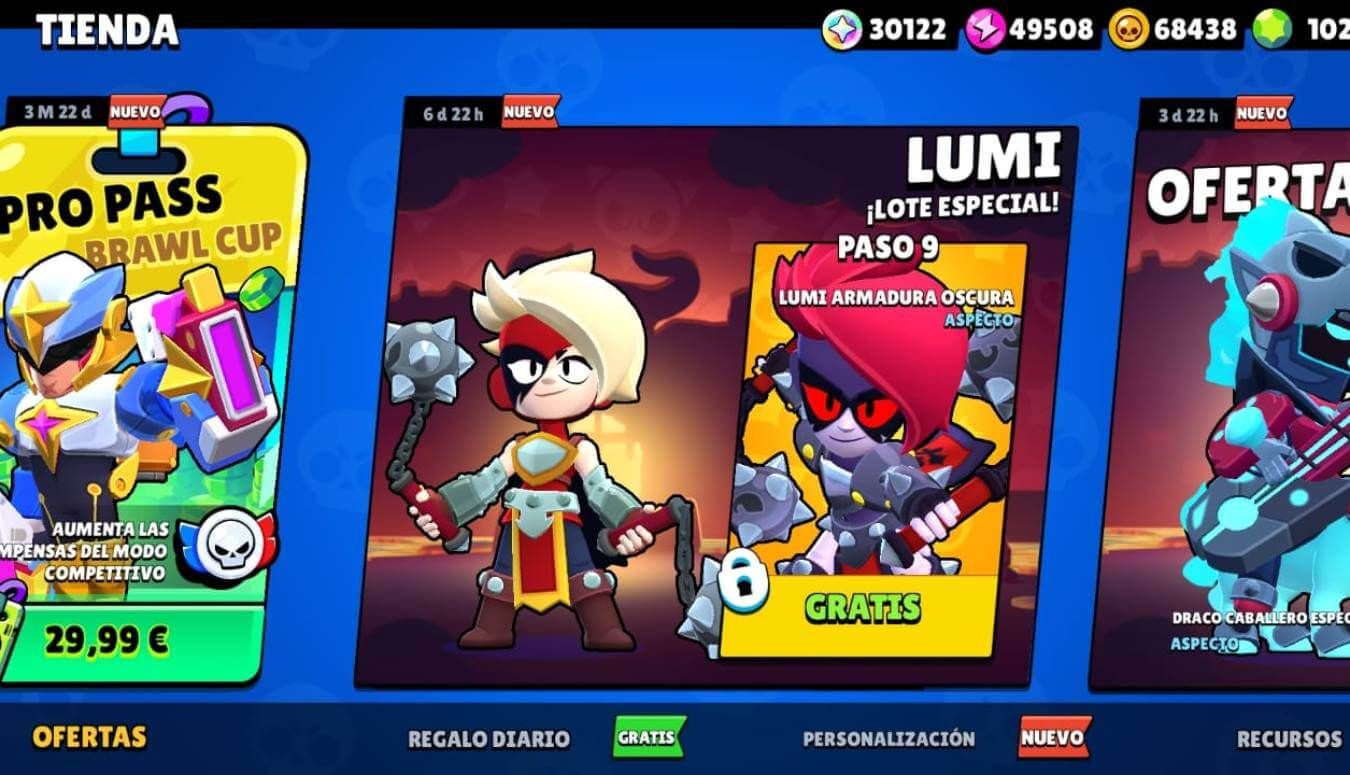  La oferta de Lumi, la nueva brawler de Brawl Stars