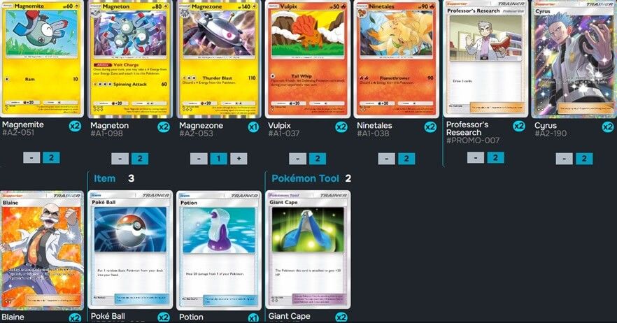  Ninetales es una versión aggro, un counter del counter.