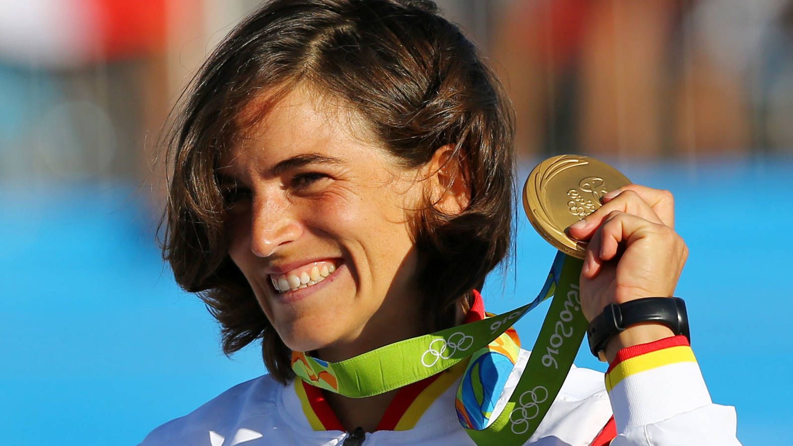  Maialen Chourraut, con su oro en Río 2016.