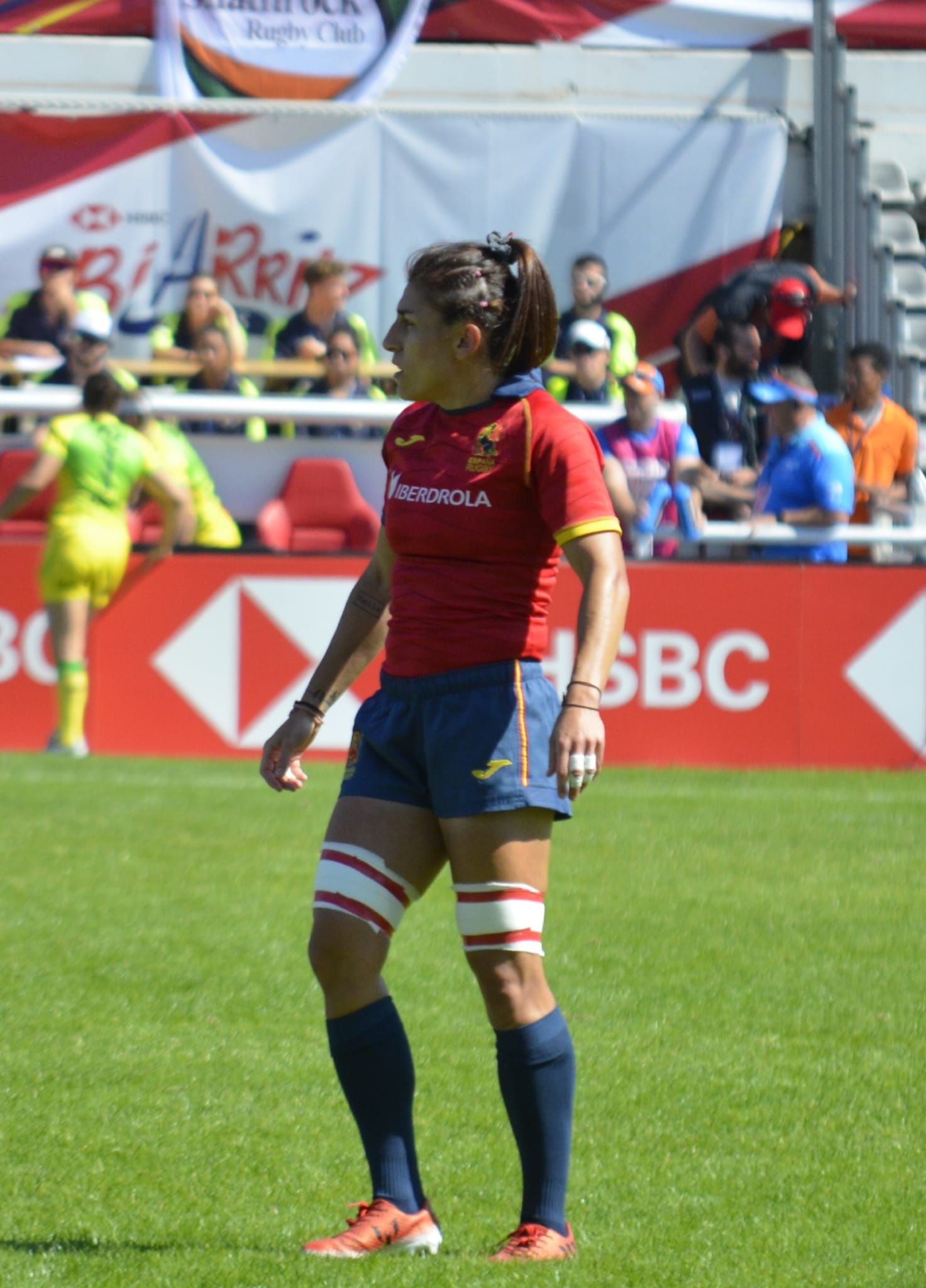  María Casado, en un torneo con Las Leonas.