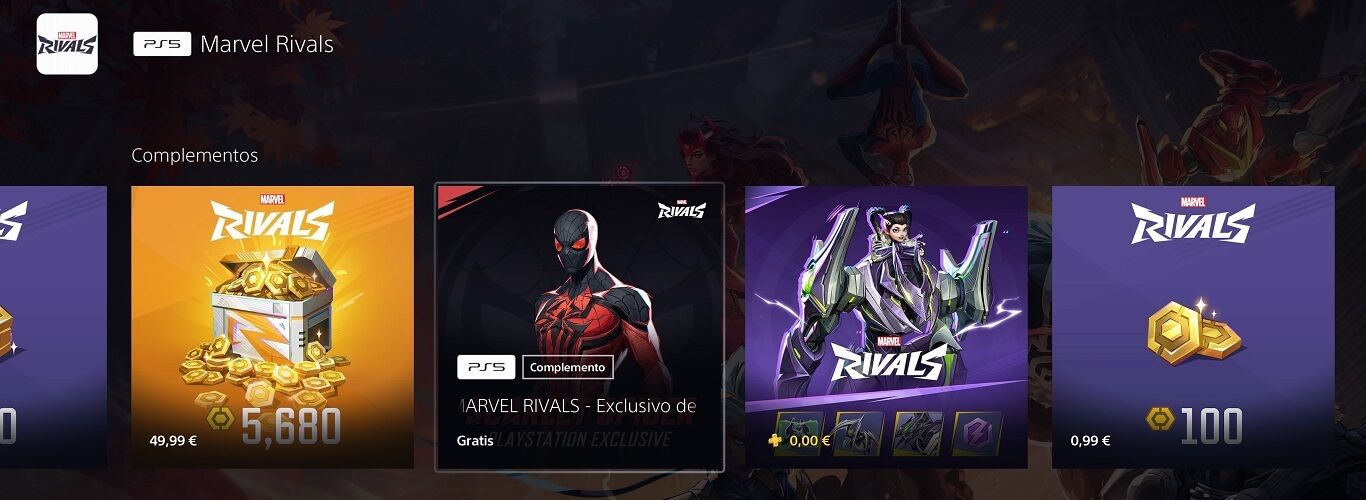  PlayStation es clave para dos skins gratuitas en Marvel Rivals.