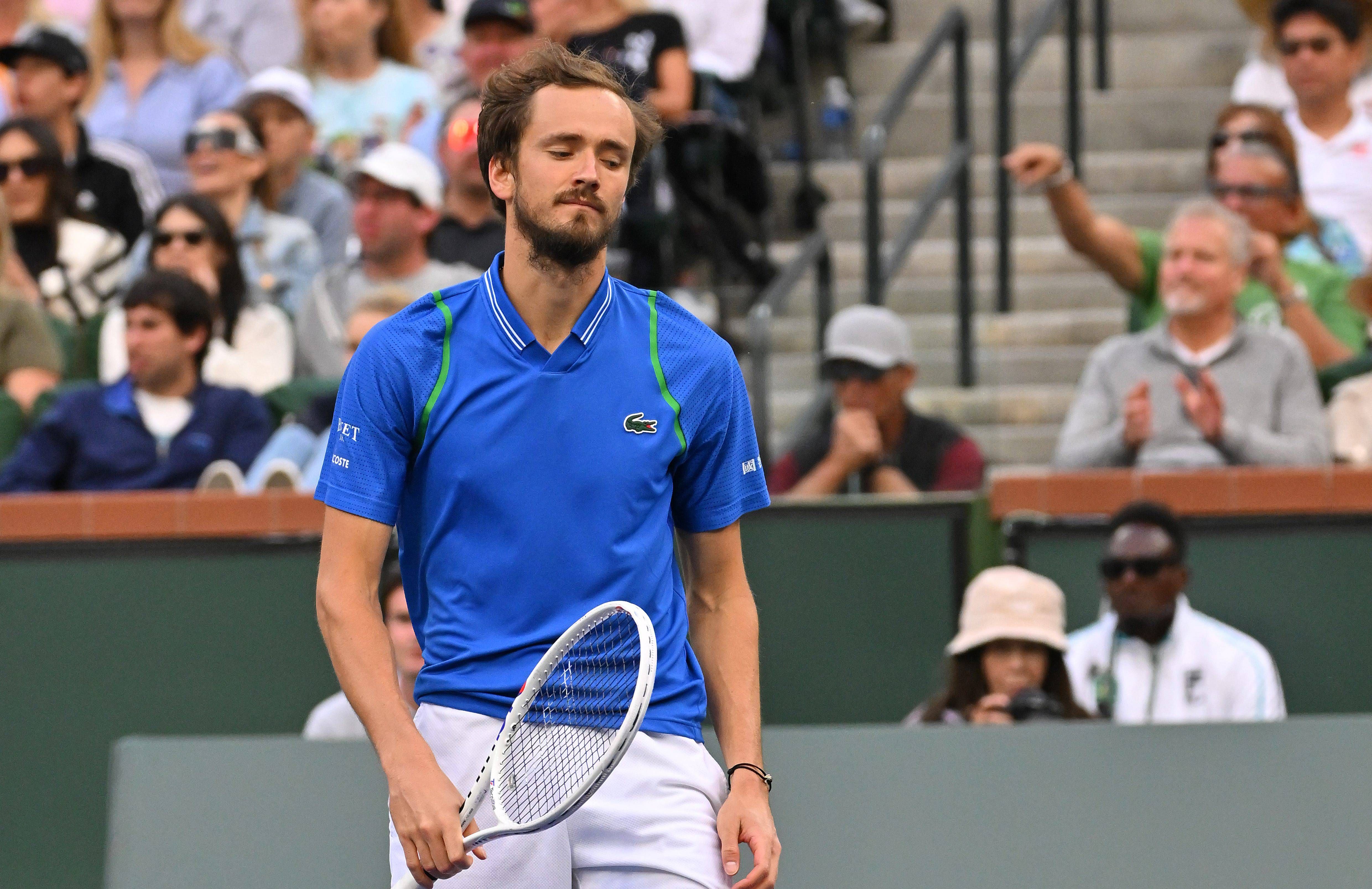  Medvedev abatido en Indian Wells