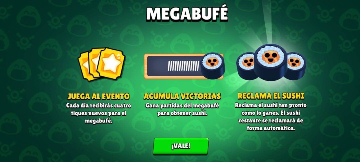 El Megabufé de sushi en Brawl Stars