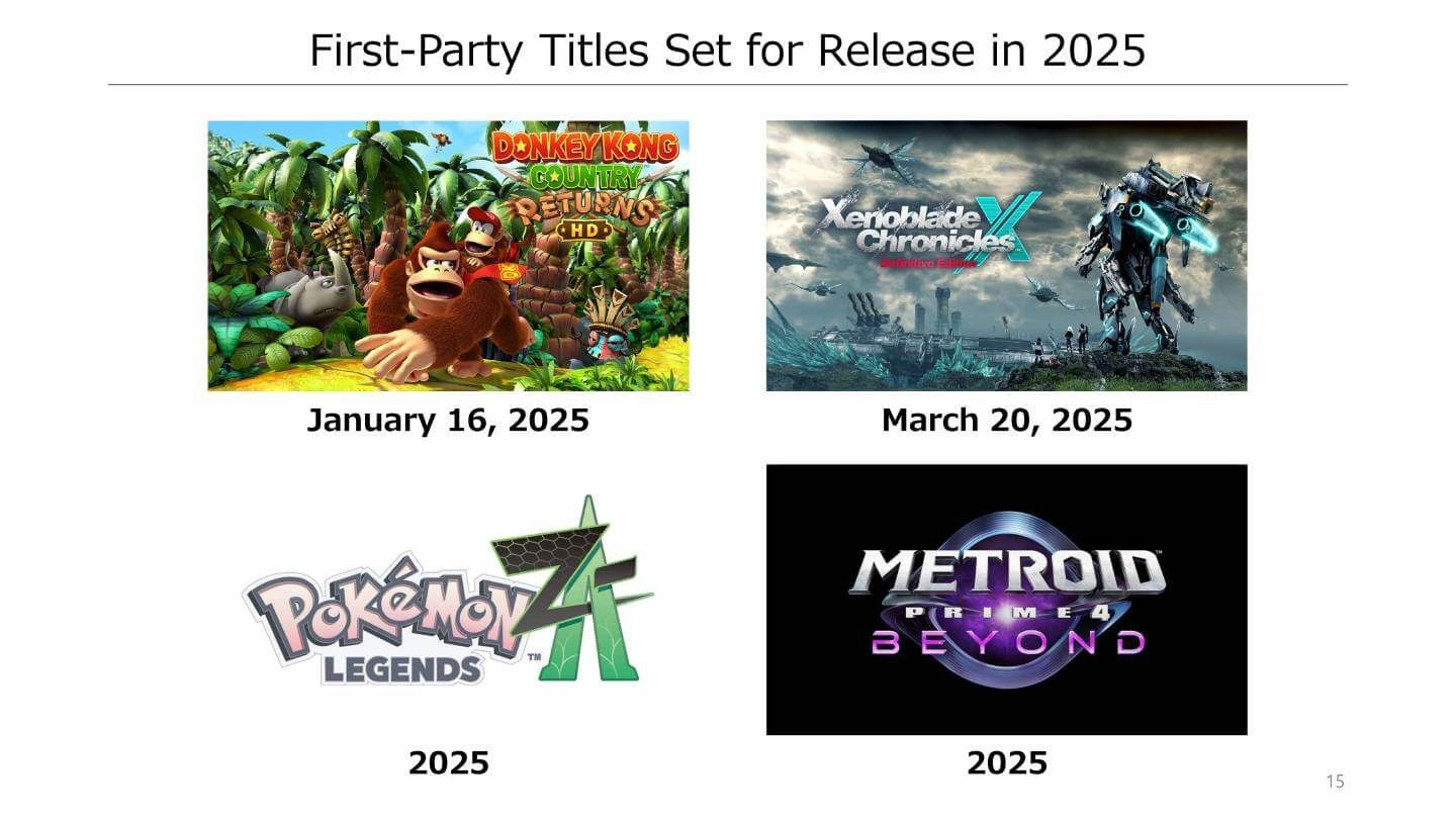  Nintendo confirma Leyendas Pokémon: Z-A y Metroid 4 para 2025