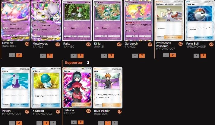  El mazo más innovador con Azul para evitar el one-shot a Mew.