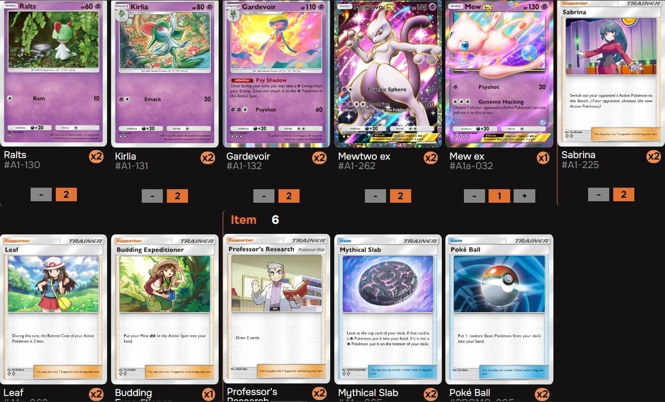  Levantar a Mew EX salva partidas, y esta es la mejor opción sin cambiar el combo.
