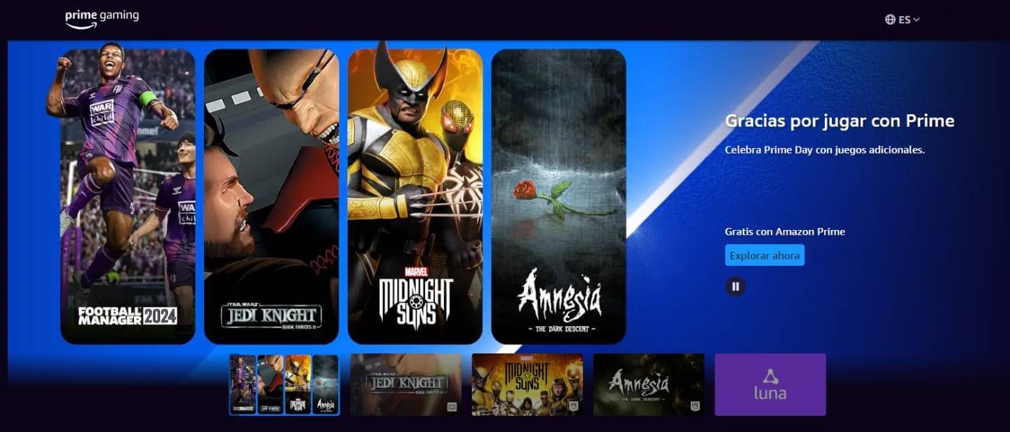  Los juegos gratis para julio en Prime Gaming de Amazon