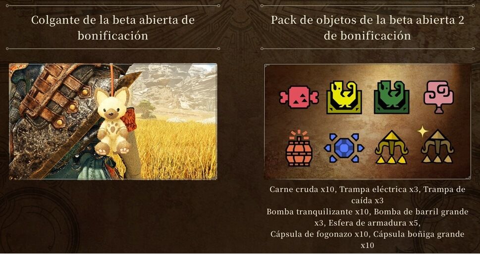  Nadie nunca superó un Monster Hunter sin su colgante de bonificación.