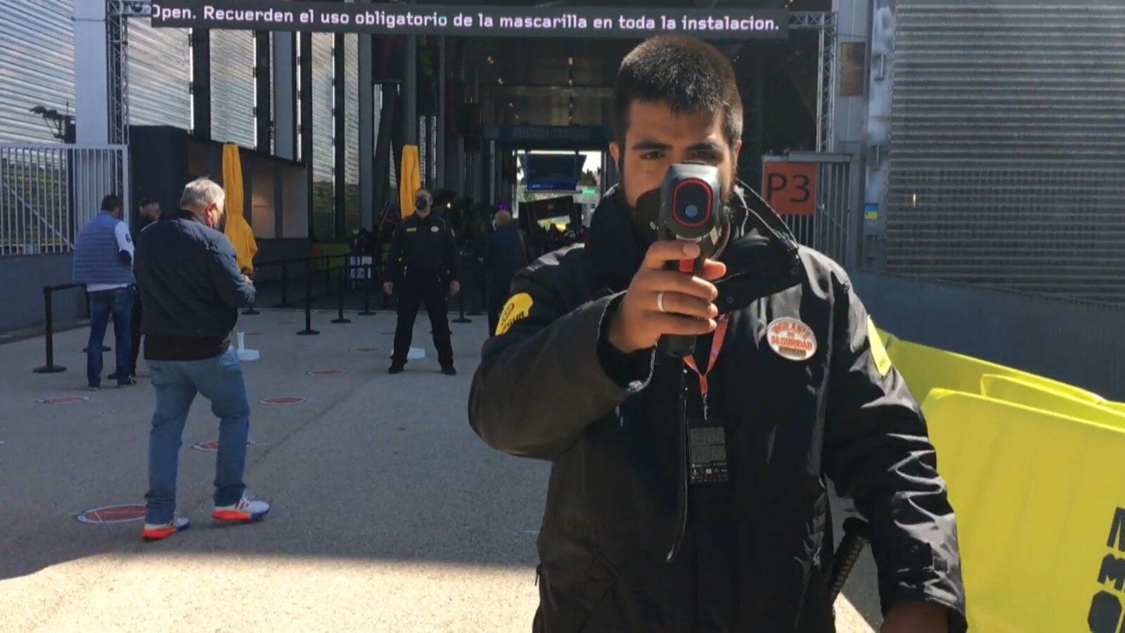  Control de temperatura en el Mutua Open de Madrid.
