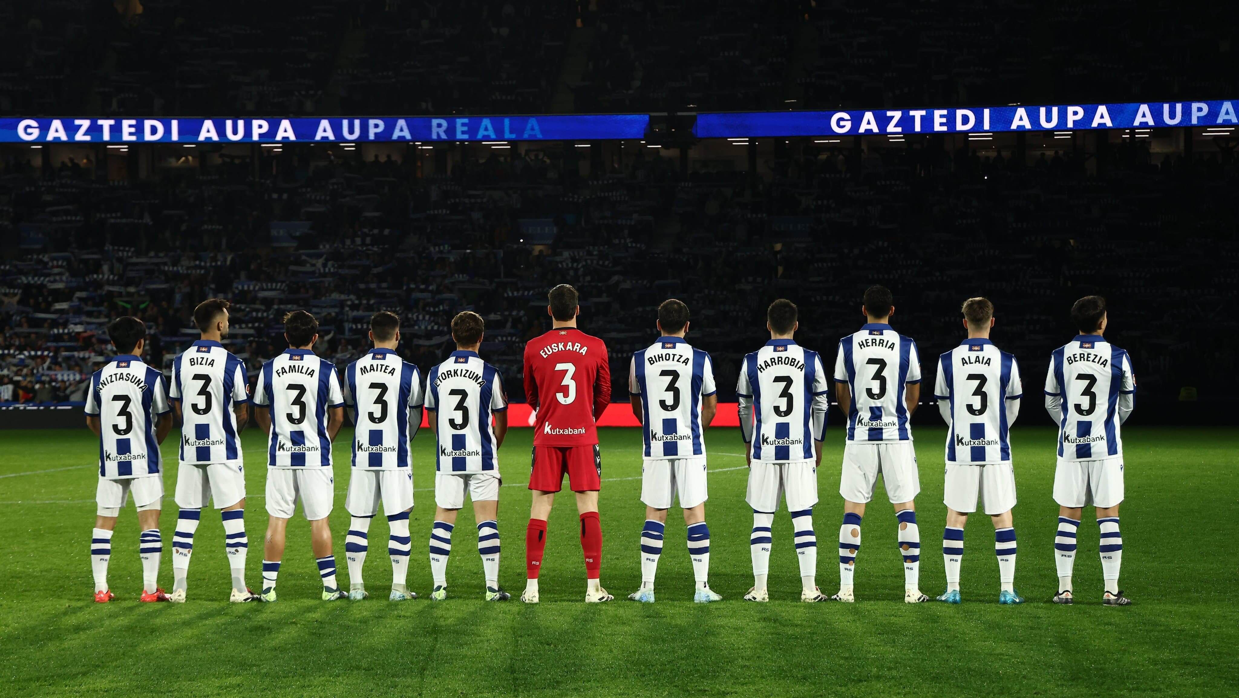  Once de la Real Sociedad ante el Betis en el Reale Arena.