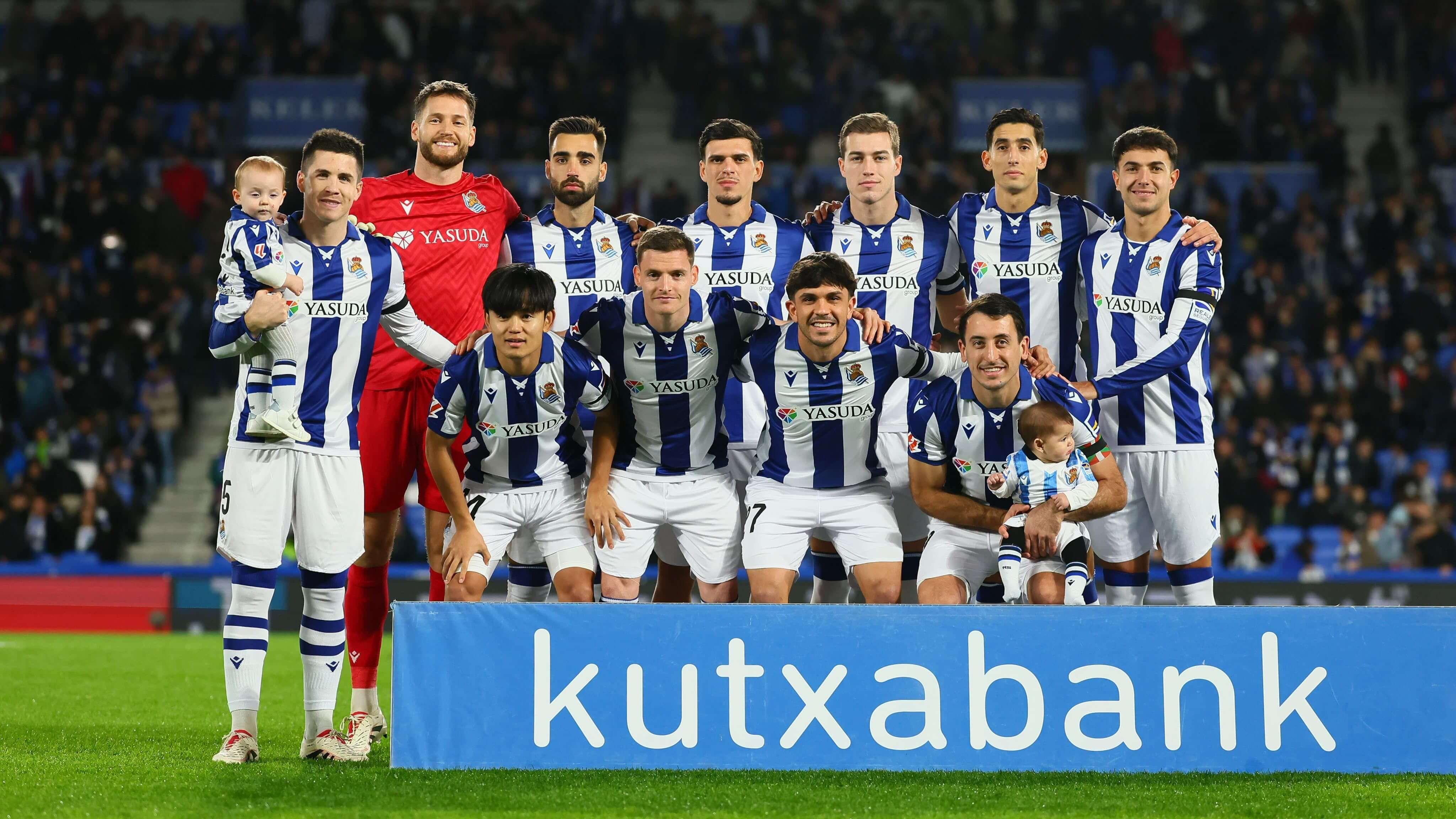  Once de la Real Sociedad frente a Las Palmas.