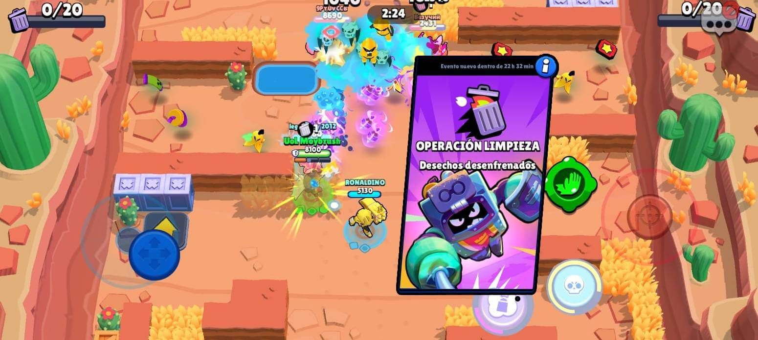  El modo Operación Limpieza de Brawl Stars