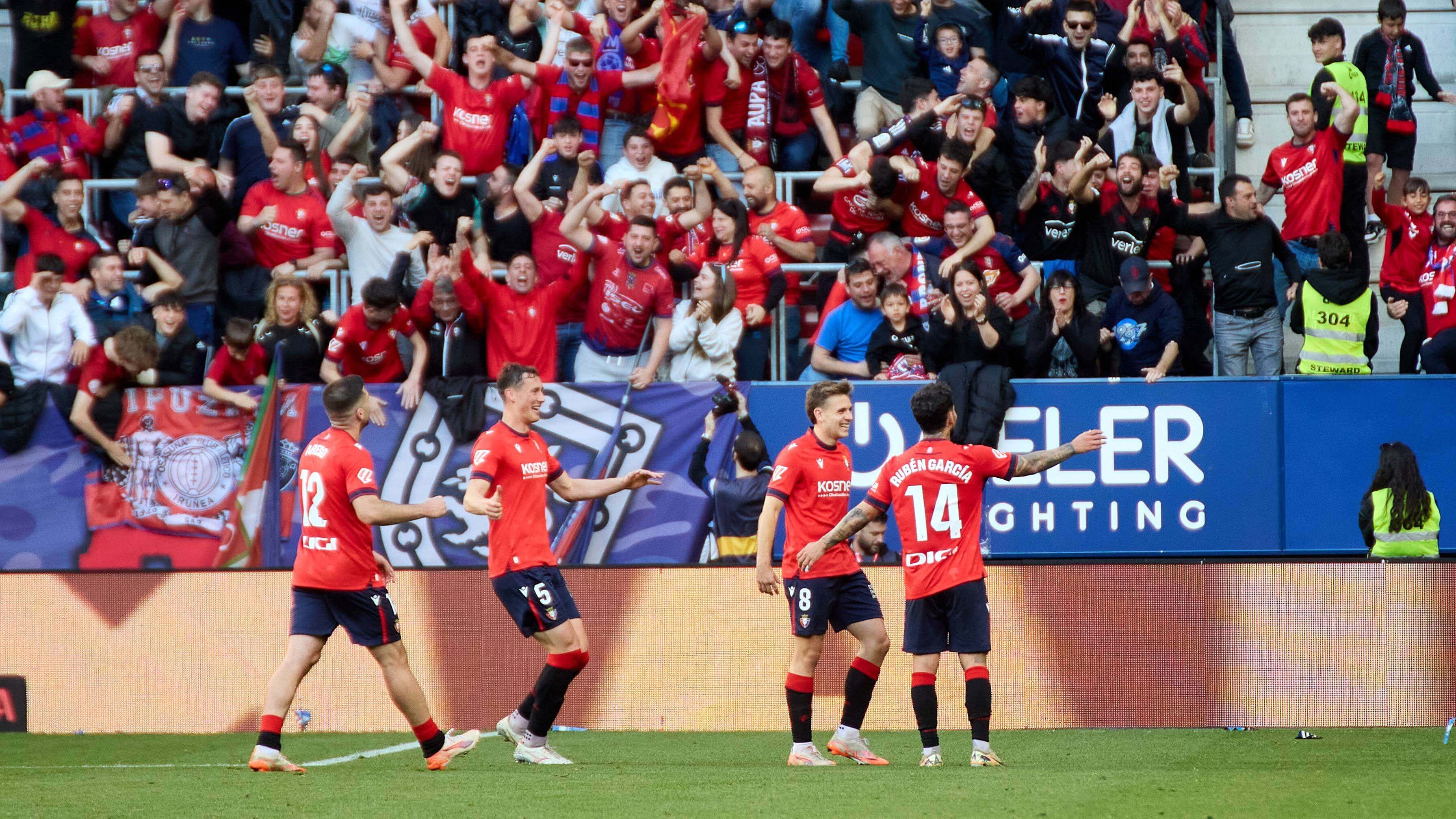  Celebración del tanto de Rubén García.