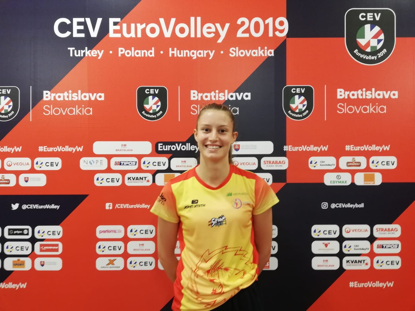  Ariadna Priante, durante el Campeonato de Europa de 2019.