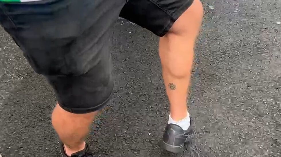  El tatuaje de Joan, amigo de Aleix Gómez.