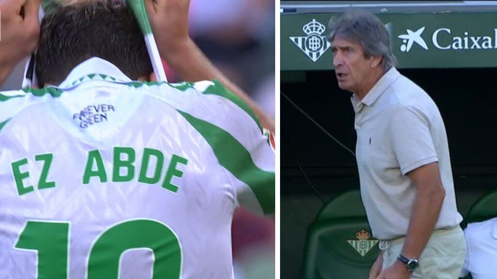  El enfado de Pellegrini con Abde.