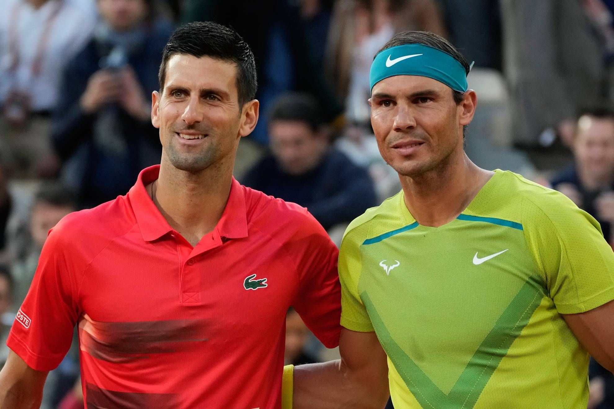  Rafa Nadal y Djokovic.