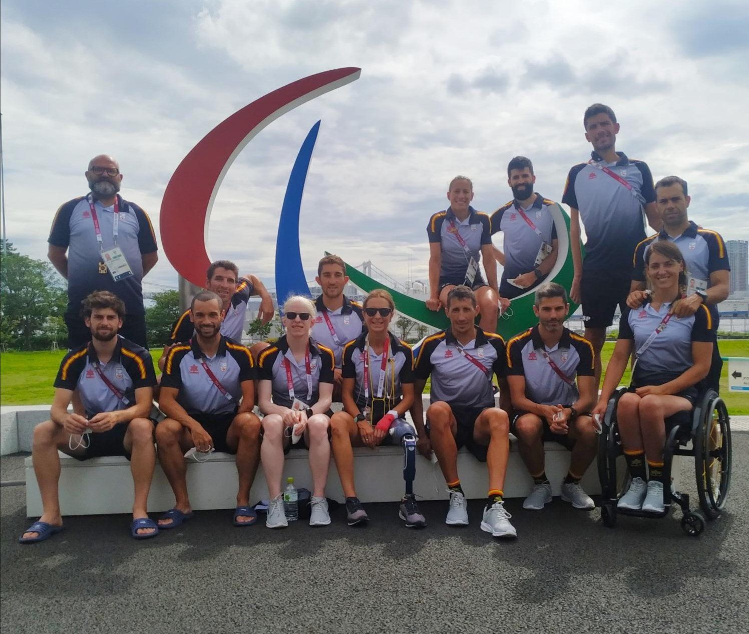  La representación española en el triatlón paralímpico en Tokio'2020.