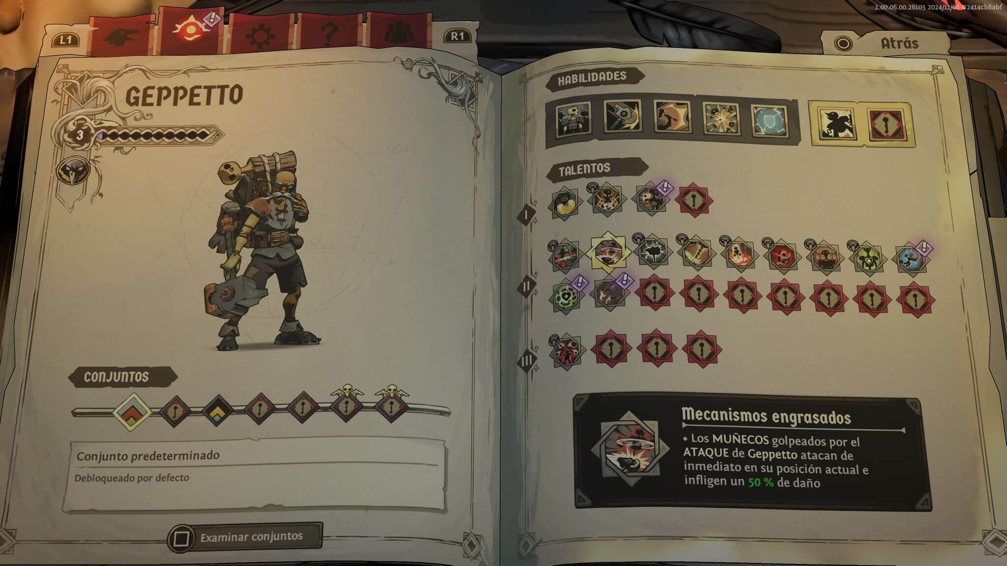  El descubrimiento de habilidades activas y pasivas, partidas opuestas como en todo roguelike.