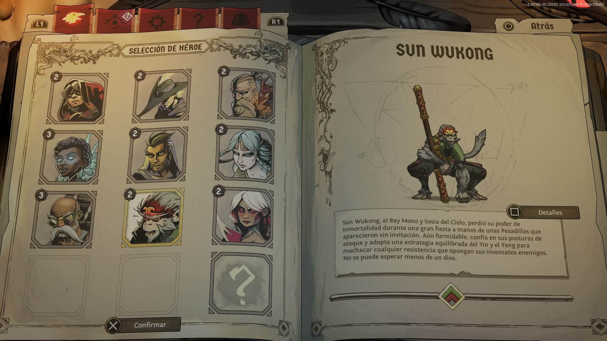  El plantel de personajes de Ravenswatch parte de cuatro iniciales y cinco por descubrir.