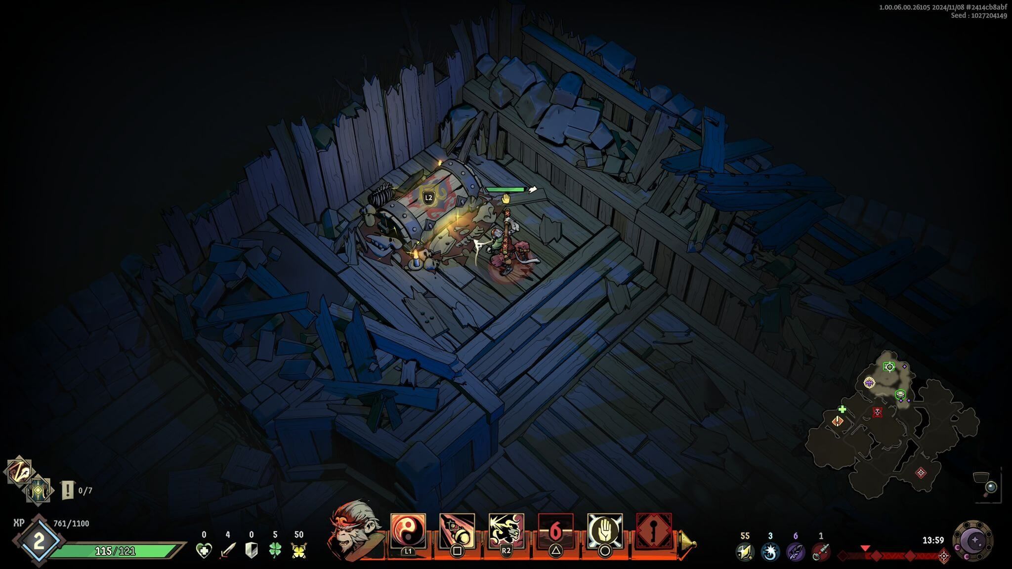  El descubrimiento del mapa es uno de los grandes valores de la exploración de Ravenswatch.