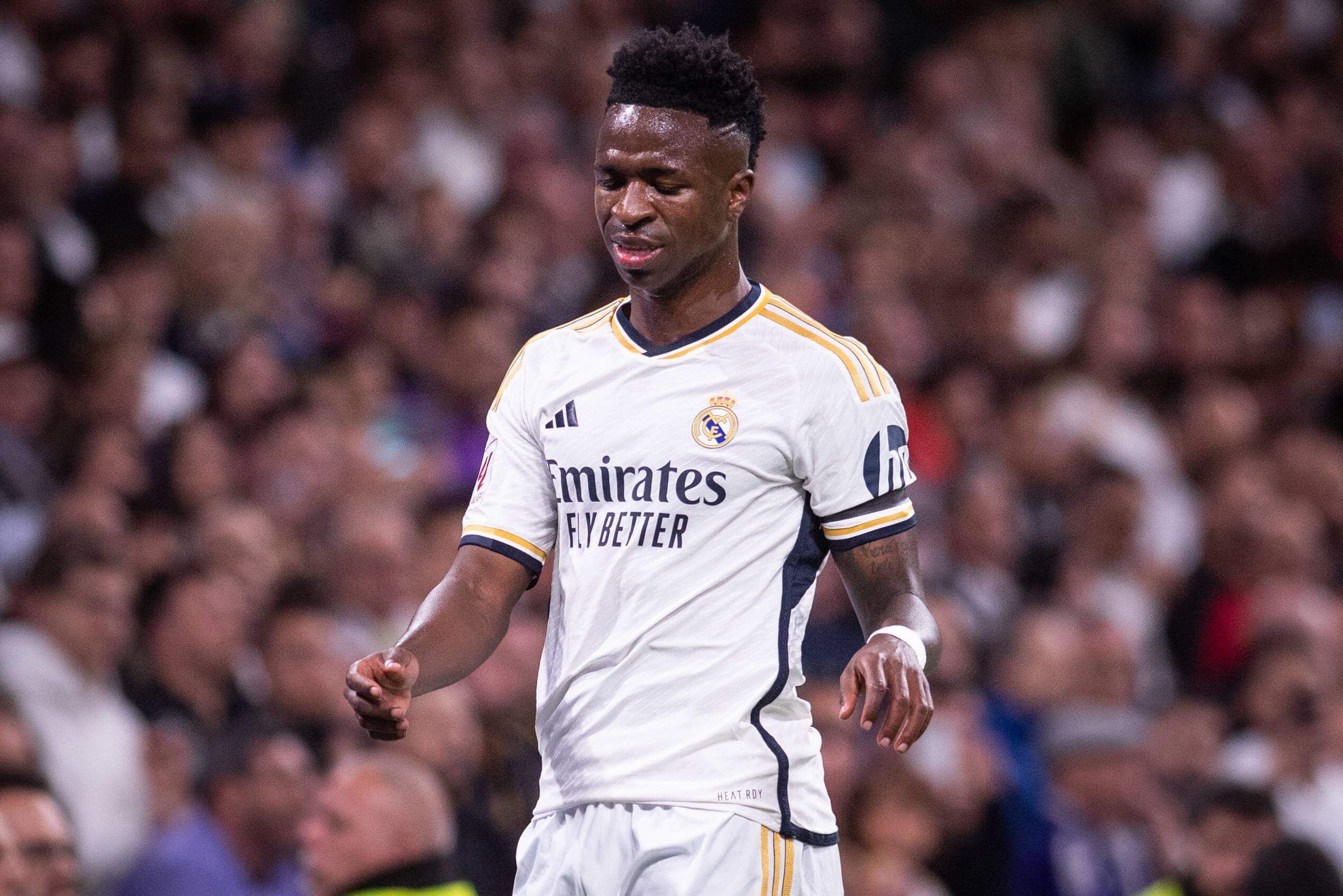  Vinicius, durante el Real Madrid-Alavés.
