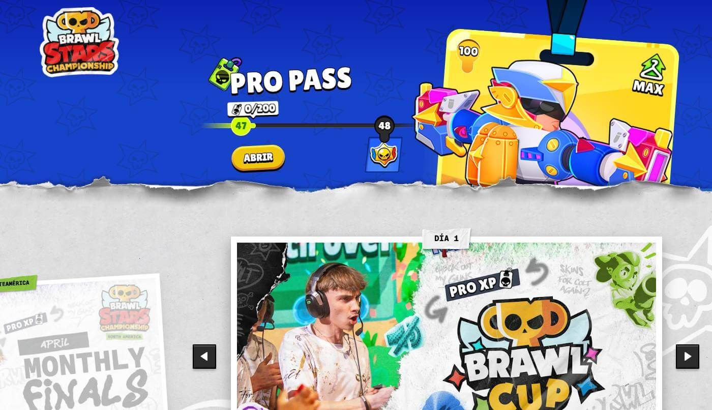 Brawl Stars renueva su web del Competitivo con más recompensas para el Pro Pass