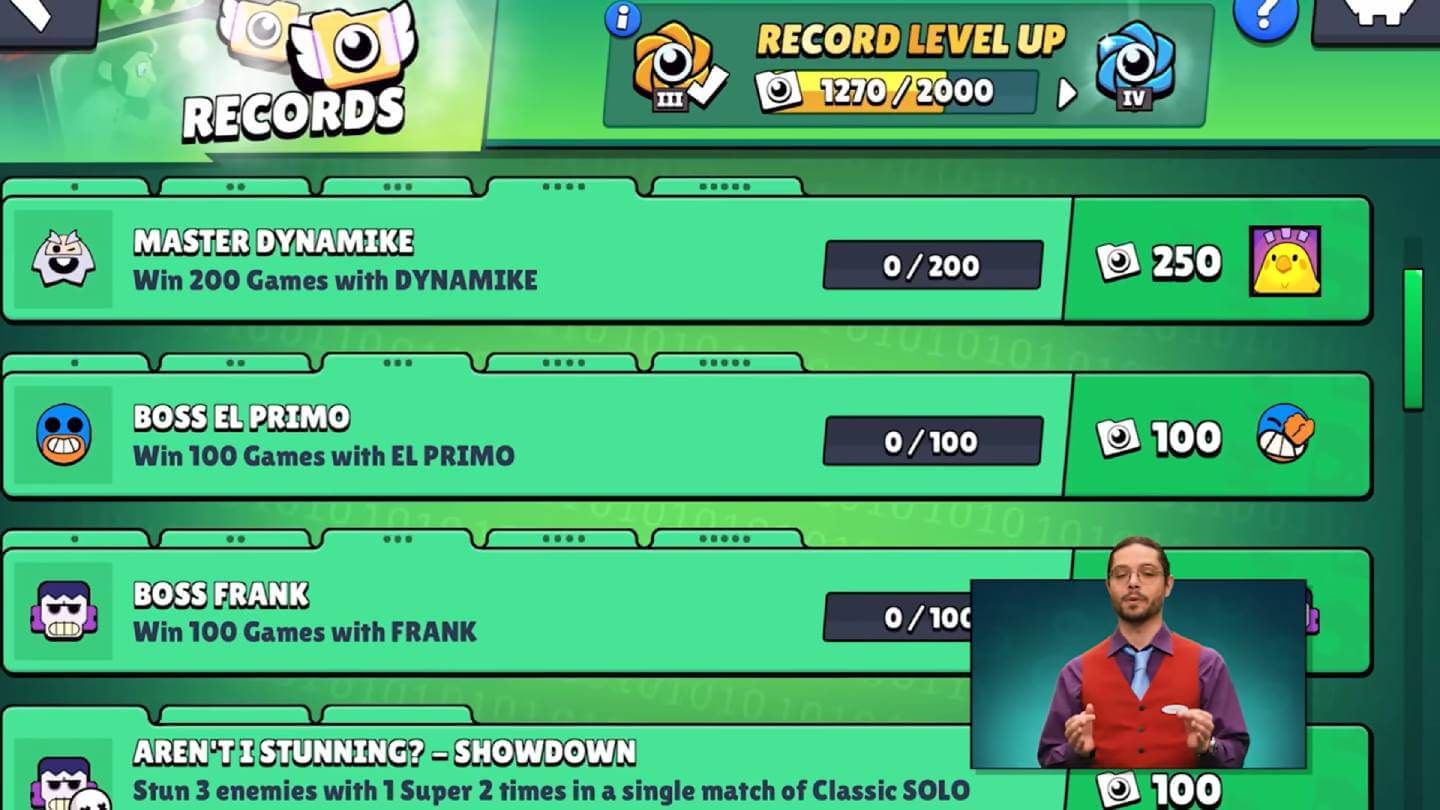  Los Récords (Registros) llegan a Brawl Stars