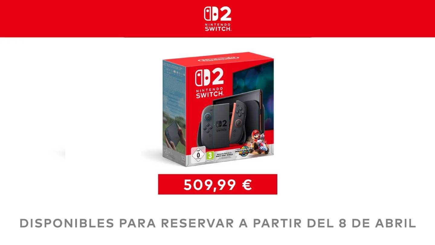  Las reservas de Nintendo Switch 2