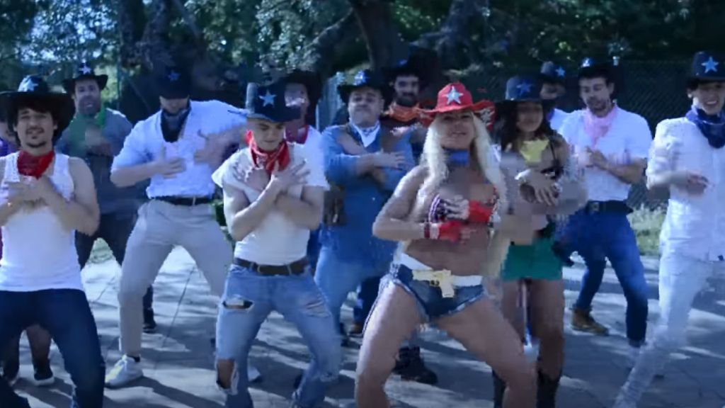  Una de las escenas del video de Leticia Sabater