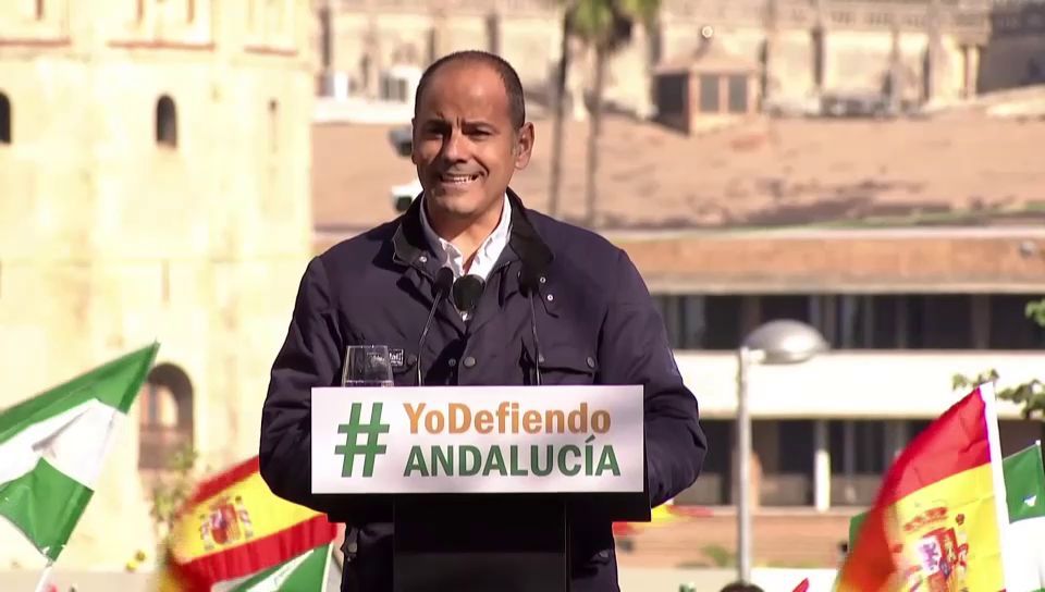  Salva Ballesta y su discurso en la concentración de Sevilla por la defensa de Andalucía