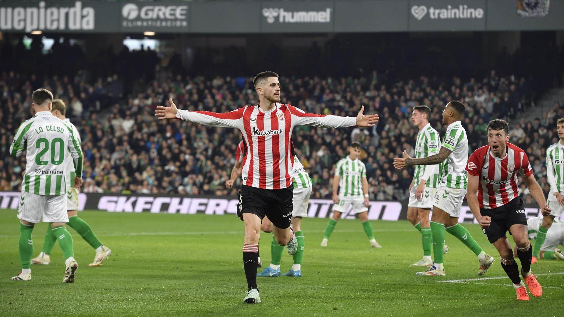  Gol de Oihan Sancet ante el Real Betis en el Benito Villamarín.